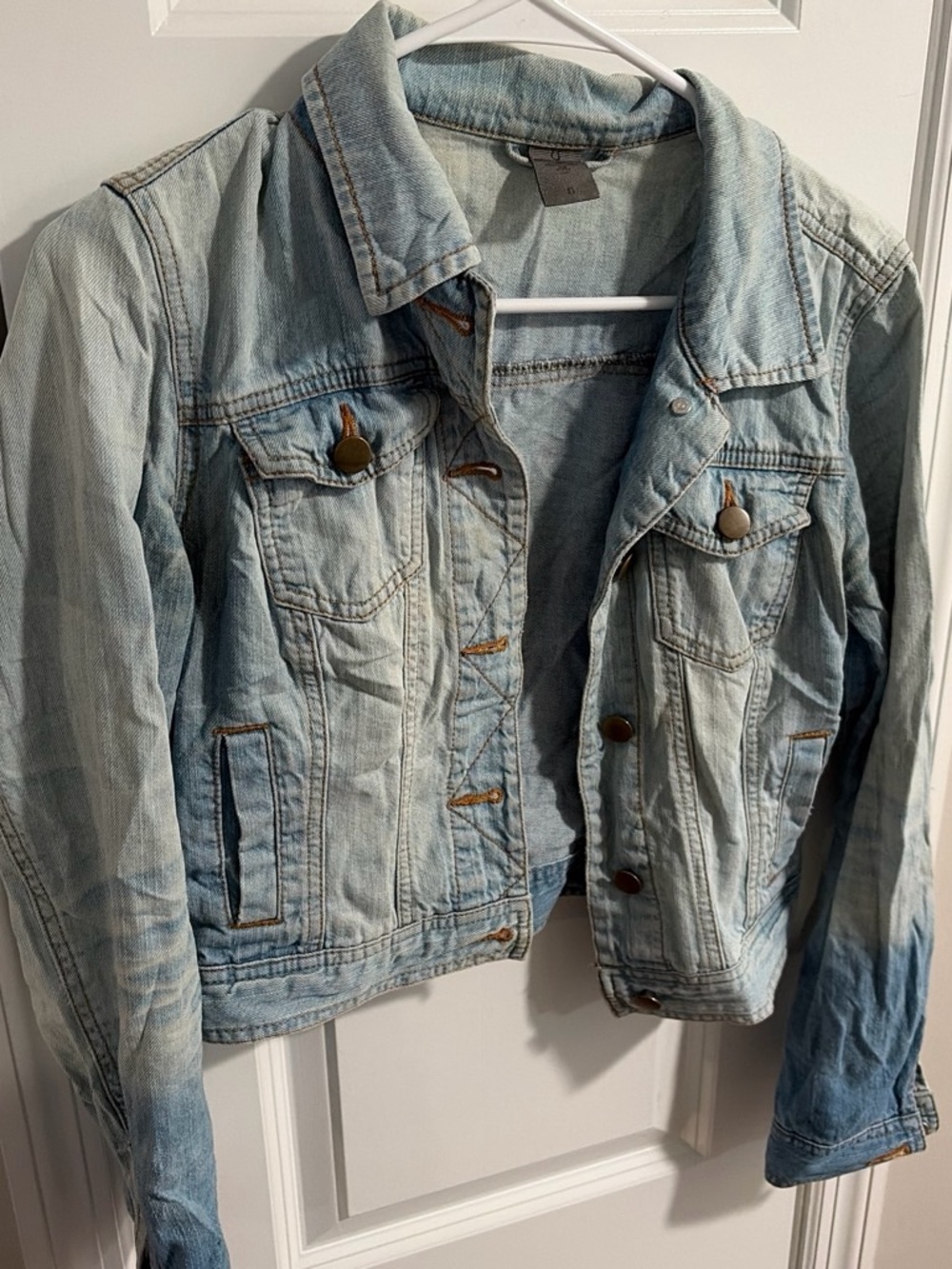 Urban Outfitters Light Blue Washed Denim Jacket